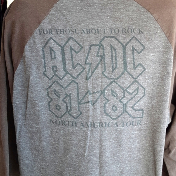 AC/DC For Those About to Rock Tee 1981-82 North American Tour - Picture 3 of 4
